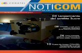 Editorial - CONATELconatel.gob.ve/wp-content/uploads/2017/10/noticondef.pdf · 2017-10-26 · emitirá o recibirá información cuando orbite sobre territorio venezolano. La construcción