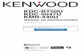 REPRODUCTOR DE DISCOS COMPACTOS KDC-BT50U KDC-5047U …manual.kenwood.com/files/4c1952266fa00.pdf · que no tienen la marca. • No se puede reproducir un CD-R o CD-RW que no remítase