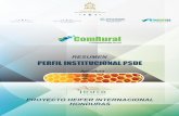 ComRural · 2019-03-21 · PERFIL INSTITUCIONAL PSDE PROYECTO HEIFER INTERNACIONAL HONDURAS RESUMEN ComRural Competitividad Rural Apícultura. Información General Tipo de organización