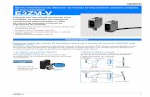 E3ZM-V Hoja de especificaciones...E3ZM-V 3 Modelos disponibles Sensor Accesorios Conectores de E/S para sensores Nota 1: La cubierta exterior del cable está fabricada de PVC (c loruro