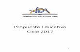 Escuela Cristiana Vida - Propuesta Educativa Ciclo 2017 · 2016-12-31 · 3 Estimada Familia le presentamos la propuesta de Inscripción y Reinscripción para el ciclo lectivo 2017