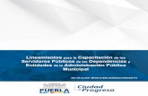 Lineamientos para Capacitación con Núm de Registrogobiernoabierto.pueblacapital.gob.mx/transparencia_file/... · 2018-05-17 · Lineamientos para la de los Servidores P Dependencias