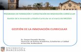 GESTIÓN DE LA INNOVACIÓN CURRICULARportal.portaleducoas.org/sites/default/files/nw...evaluación de aprendizajes MODEL ESPANYOL . VERIFICA Justificación Objetivos y competencias