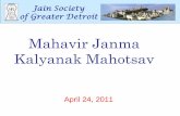 Mahavir Janma Kalyanak Mahotsav - JSGD.org · • 4/03 Mahavir Panch Kalyanak Puja • 4/10 Ayambil Oli & Parna – 58 Tapasvi • 4/18 Shri Shatrunjay Mahatirth Bhavyatra • 4/24