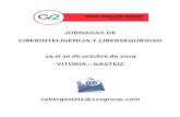 JORNADAS DE CIBERINTELIGENCIA Y CIBERSEGURIDAD 29 al 30 … · 2019-10-23 · Ponencia de Selva Orejón, de onBRANDING 12.20 – 13.05 Detectivia – Turno de preguntas (10 min) Ponencia