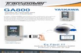 Variadores-de-Velocidad-YASKAWA-GA800...Tel.: (54-11) 4713 -7666 (+54 9 11) 3497 - 1111 info@transpowersrl.com de velocidad para aplicaciones industriales Información del Producto