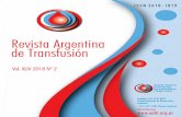 Revista Argentina de Transfusión 2-2018 · 133 Distribución de fenotipos y genotipos del sistema Rh-Hr en la población de donantes de sangre del IPHEM de la Provincia de San Juan.