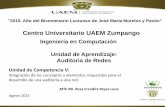 Centro Universitario UAEM Zumpango - RIUAEMexri.uaemex.mx/oca/view/20.500.11799/35076/1/secme-21201.pdf · Análisis de la red de área local LAN • Evaluar la cobertura de 10 metros
