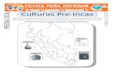 Ficha de Culturas Pre Incas para Segundo de Primaria€¦ · Web viewObserva las representaciones de las culturas Pre - Incas que aparecen al lado del mapa. Indica con una flecha