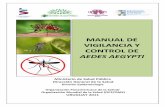 Manual vigilancia Aa final13 de junio · Manual de Vigilancia y control de Aedes aegypti 7 La morfología de las larvas, pupas y adultos es similar a Aedes aegypti. Las larvas se