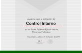 Asesoría para la aplicación del Control Interno - Jaliscocontraloriavirtual.jalisco.gob.mx/ccme/externos/... · PLAN ESTATAL DE DESARROLLO JALISCO 2013-2033 (ALINEACIÓN) * Acuerdo