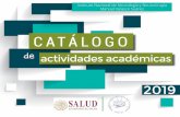 CATÁLOGOarchivosdeneurociencias.com/sites/default/files/eventos... · 2019-03-04 · Catálogo de 3 actividades académicas 2019 INSTITUTO NACIONAL DE NEUROLOGÍA Y NEUROCIRUGÍA