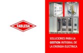 SOLUCIONES PARA LA1990 TABLEROS ELECTRICOS S.A. – TABLESA, nace para dar solución a las necesidades de diferentes sectores en tableros eléctricos de la región. FUNDACION 2000