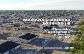 Memoria y Balance - CPE · 6 / Memoria y Balance Nº 87 (2018-2019) Santa Rosa, 27 de agosto de 2019 En el cumplimiento de lo establecido en la Ley de Cooperativas Nº 20.337, Estatuto