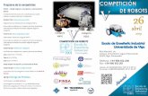 Programa de la competición - Universidade de Vigoeei.robots.webs.uvigo.es/docs/triptico.pdfLos equipos de º y º de la achillerato deberán rea-lizar la inscripción en el Salón