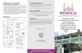Información que debe Estimado Usuario: contener un croquis - …archivohistorico.morelia.gob.mx/pdfs/Sria Desarrollo... · 2016-10-31 · Urbanos para el Municipio de Morelia son