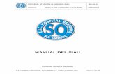 MANUAL DEL SIAU€¦ · Este manual pretende ser una ayuda para los servidores de la ESE Suroriental, para desarrollar una atención con calidad en la que la comunicación efectiva