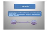 Causalidad [Dr Gomez] - Facultad de Medicina · 2013-10-02 · Uno de los objetivos de la epidemiologia consiste en identificar las causas de las enfermedades. ... • Modelo determinista