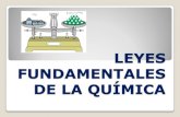 LEYES FUNDAMENTALES DE LA QUÍMICAbiblioteca.iplacex.cl/RCA/Leyes fundamentales de la... · 2017-02-28 · Ley de conservación de la masa (Lavoisier) “Entoda transformación química