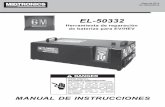 EL-50332€¦ · Capítulo 3: Información de paquete 15 Capítulo 4: Interrupción de suministro 16 Interrupción de suministro a un paquete de baterías 16 Resultados de la interrupción