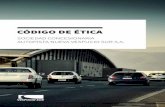 CÓDIGO DE ÉTICA - Vespucio Sur · 2017-12-12 · 6 7 Como organización ética y socialmente responsable, respetuosa con el medio ambiente, la Sociedad Concesio-naria Autopista