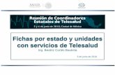 Fichas por estado y unidades con servicios de Telesalud€¦ · Formato - En el mes de marzo de 2018, se envió solicitud de validación de servicios y unidades con servicios de Telesalud.