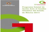 Programa Estatal de Acción Ante el Cambio Climático del Estado … · 2019-05-14 · Programa Estatal de Acción Ante el Cambio Climático del Estado de México 2013 . Programa