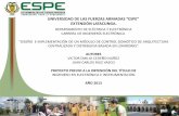 UNIVERSIDAD DE LAS FUERZAS ARMADAS “ESPE” EXTENSIÓN …repositorio.espe.edu.ec/bitstream/21000/7198/2/T-ESPEL... · 2016-07-22 · Para el equipo INP 120, para el control de