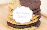 Alma’s Academy Galletas · un puñado de chips de chocolate negro. Para preparar la masa de cookies de vainilla: Batimos la mantequilla con los dos tipos de azúcar hasta que se