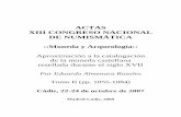 ACTAS XIII CONGRESO NACIONAL DE NUMISMÁTICA€¦ · APROXIMACIÓN A LA CATALOGACIÓN DE LA MONEDA XIII Congreso Nacional de Numismática (Cádiz, 22-24 octubre de 2007). Págs. 1055-1084.