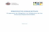 PONTIFICIA UNIVERSIDAD CATÓLICA DE …ddcc.ucv.cl/.../Proyecto-Educativo-Programa-de-MDCE-2018.pdf4 2. MISIÓN Y VISIÓN MISIÓN Incentivar la investigación y el desarrollo de la