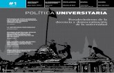 iec - conadu POLÍTICA UNIVERSITARIA · bourdieu-, priorizan la indagación sobre la influencia del capital cultural en el proceso de estratificación y reproducción social, como