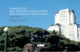 Anales de Investigación en Arquitectura · 10 Universidad orT Uruguay .Facultad de Arquitectura Universidad orT Uruguay . Facultad de Arquitectura 11 AnAlEs DE inVEstigACión En