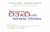 Sistemas D3xD SERVICIO TECNICO · el operador especifica las condiciones y características de la recepción del equipo y la falla que presenta el mismo. Nueva Orden de Reparación: