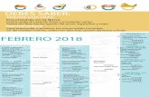 FEBRERO 2018 - Iniciohispanoamericano.edu.co/file/cms/143.pdfGalleta/gelatina/jugo ONCES C Parrillada Barquillo NUEVES Gansito/Yogo-yogo ONCES Fruta/jugo Pollo a la oriental Egg roll