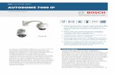 AUTODOME 7000 IP · Vídeo | AUTODOME 7000 IP AUTODOME 7000 IP plataforma común de productos de Bosch (CPP4) u Cámara IP día/noche con zoom óptico de 28x o 36x (zoom digital de