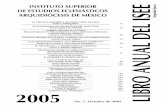 Libro ISEE 3ra. ISEE 2005.pdf · 2008-08-17 · no. 7, octubre de 2005 libro anual del isee instituto superior segunda Época de estudios eclesiÁsticos arquidiÓcesis de mÉxico