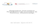 Diagnóstico Comunitario Participativo del municipio de Potonico, …. DCP DEL... · 2019-06-20 · jornada de ejercicios con la mesa de interactores del municipio -conformada por
