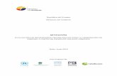 MITIGACIÓN...República del Ecuador Ministerio del Ambiente MITIGACIÓN EVALUACIÓN DE NECESIDADES TECNOLÓGICAS PARA LA GENERACIÓN DE ENERGÍA A PARTIR DE RESIDUOS SOLIDOS URBANOS