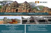 > Camboya > Desde 1.225 € + vuelo · 2019-02-18 · templos de Prasat Kravan, Angkor Wat y Pre Rup desde donde contemplaremos la puesta de sol. Regreso a Siem Reap. Alojamiento.