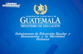 Subsistemas de Educación Escolar y Extraescolar y la Movilidad … · 2019-12-06 · •Acuerdo Ministerial 1753-2019 Reglamento de Equiparación y equivalencias de los estudios