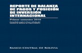 REPORTE DE BALANZA DE PAGOS Y POSICIÓN DE INVERSIÓN ... · El contenido de este informe puede ser reproducido respetando los derechos de autoría. Para preguntas y comentarios,