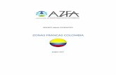 ZONAS FRANCAS COLOMBIA...colombianas sumaron un valor de 2.108 millones de dólares y las importaciones un valor de 2.432 millones de dólares. Cuadro Resumen de las Zonas Francas