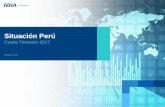 Situación Perú 4T2017 - BBVA Research · Panorama económico mejora en el segundo semestre. En ese contexto, la economía peruana crecerá en torno a 2,5% en la segunda mitad del