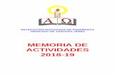 MEMORIA DE ACTIVIDADES 2018-19 · 254 alumnos/as de religión católica de 2º de E.S.O. de los I.E.S. Arroyo Hondo y Astaroth de Rota, Nuevo (Sección Almunia), Lola Flores, Fernando