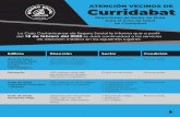 ATENCIÓN VECINOS DE Curridabat · ATENCIÓN VECINOS DE Curridabat Direcciones de Sedes de Ebáis para el Área de Salud de Curridabat La Caja Costarricense de Seguro Social le informa