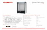 Línea Comercial Refrigerador Vertical · Modelo R14 2017 Especiﬁcaciones Técnicas Nota: Todos los controles alcanzan una temperatura de hasta 24˚ C Línea Comercial Refrigerador