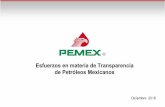 Esfuerzos en materia de Transparencia de Petróleos Mexicanoseventos.inai.org.mx/pemexycfe/images/doc/03... · de adhesión de México a la Iniciativa para la Transparencia de las
