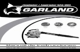 gas 260 Nuevo - Maquinaría de jardinería | Garland · Una vestimenta de protección demasiado gruesa y pesada puede incrementar la fatiga del operario y causarle una lipotimia.