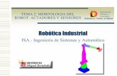 Robótica Industrial 1...Robótica Industrial ISA.- Ingeniería de Sistemas y Automática. 2 Ingeniería de Sistemas y Automática Morfología del Robot Robótica y Visión Artificial